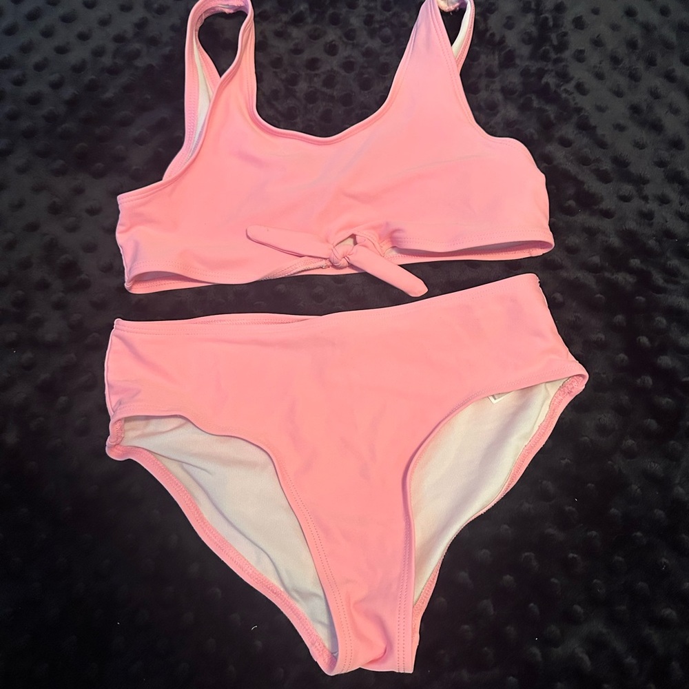 Old Navy Light Pink Bikini with Knot Detail